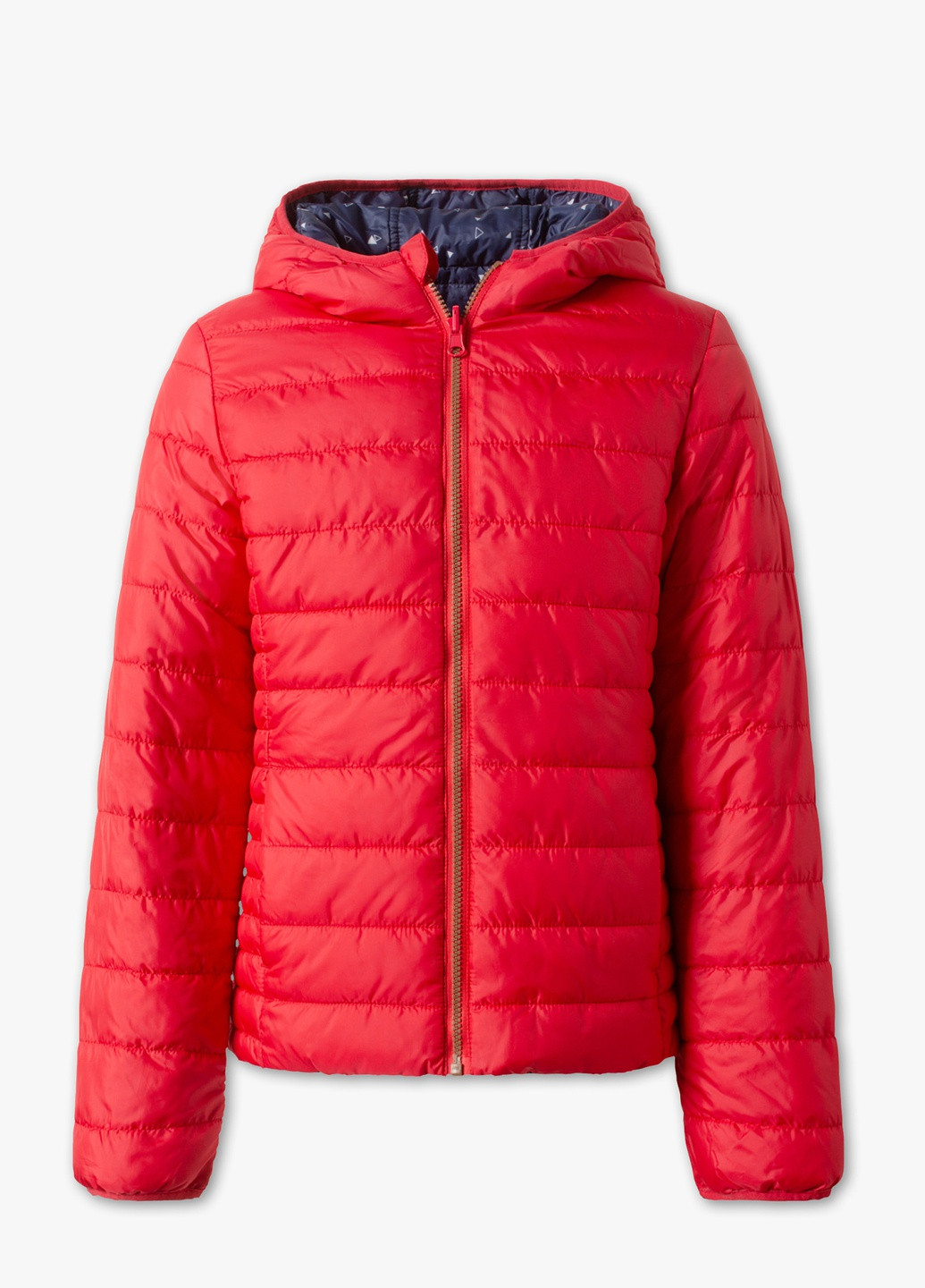 Красная демисезонная двухсторонняя демисезонная куртка для девочки C&A