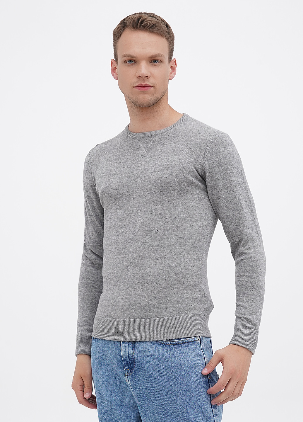 Серый демисезонный джемпер джемпер House