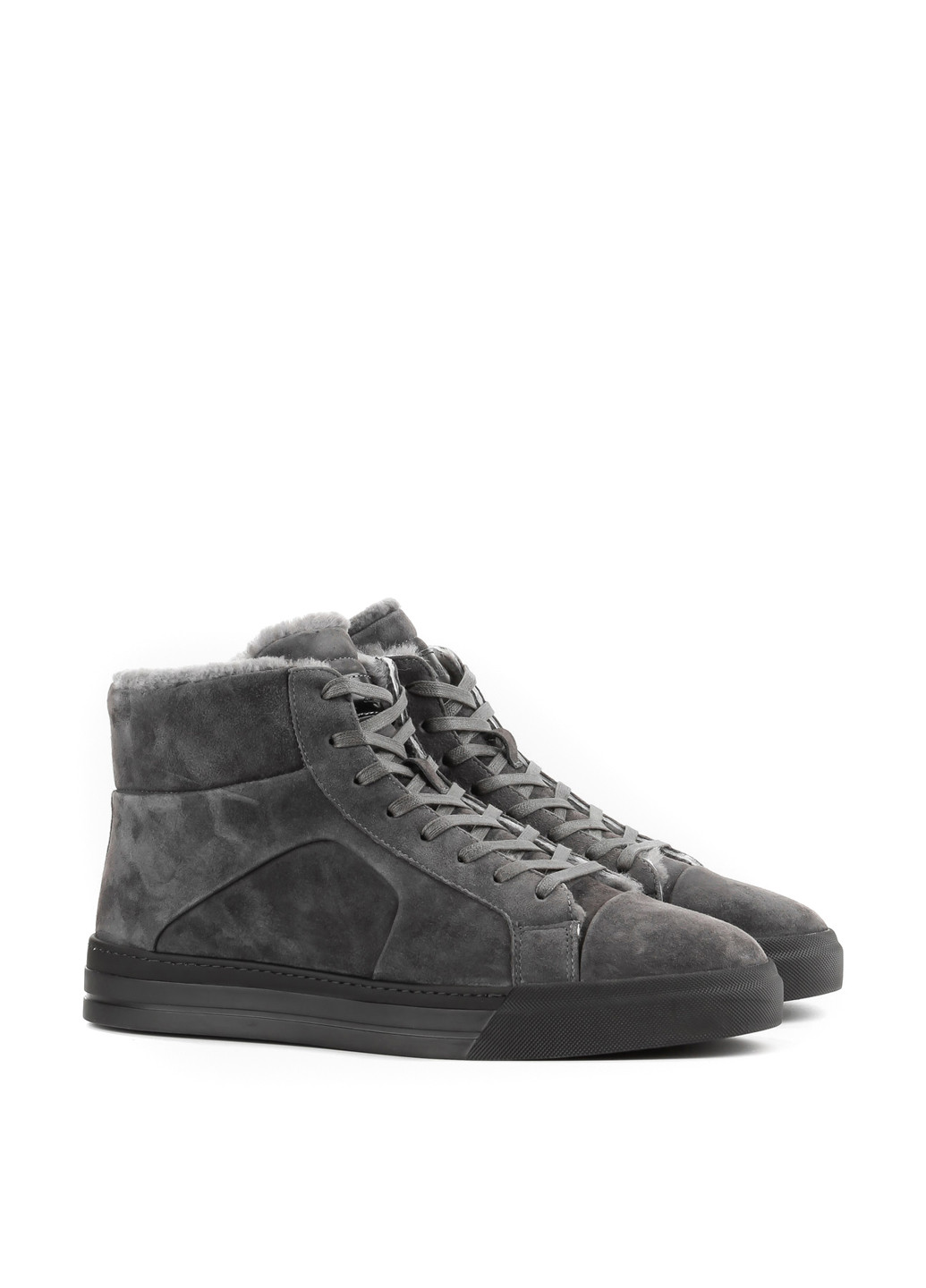 Серые зимние ботинки Arzoni Bazalini