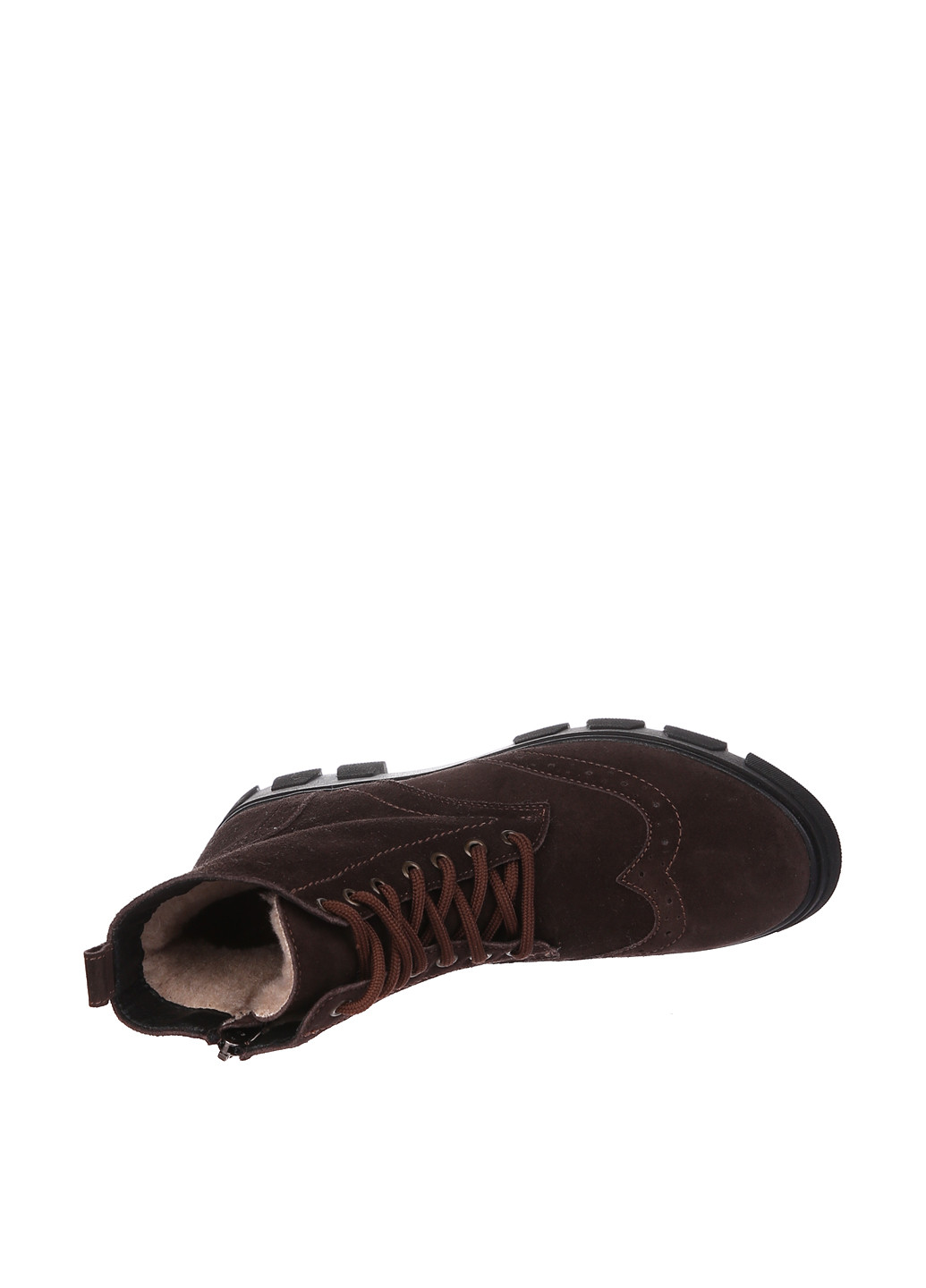 Зимние ботинки In Max со шнуровкой из натуральной замши