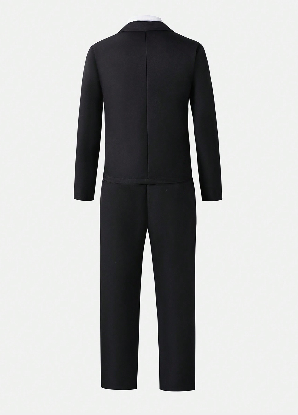 Чорний демісезонний костюм (піджак, штани) брючний SHEIN