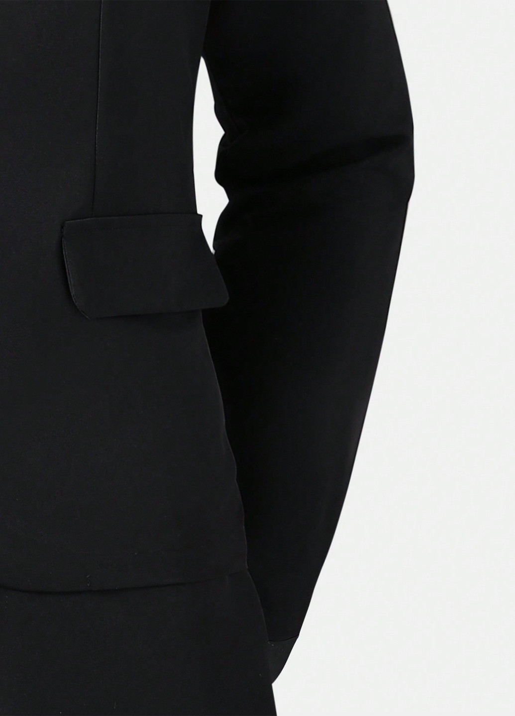 Чорний демісезонний костюм (піджак, штани) брючний SHEIN