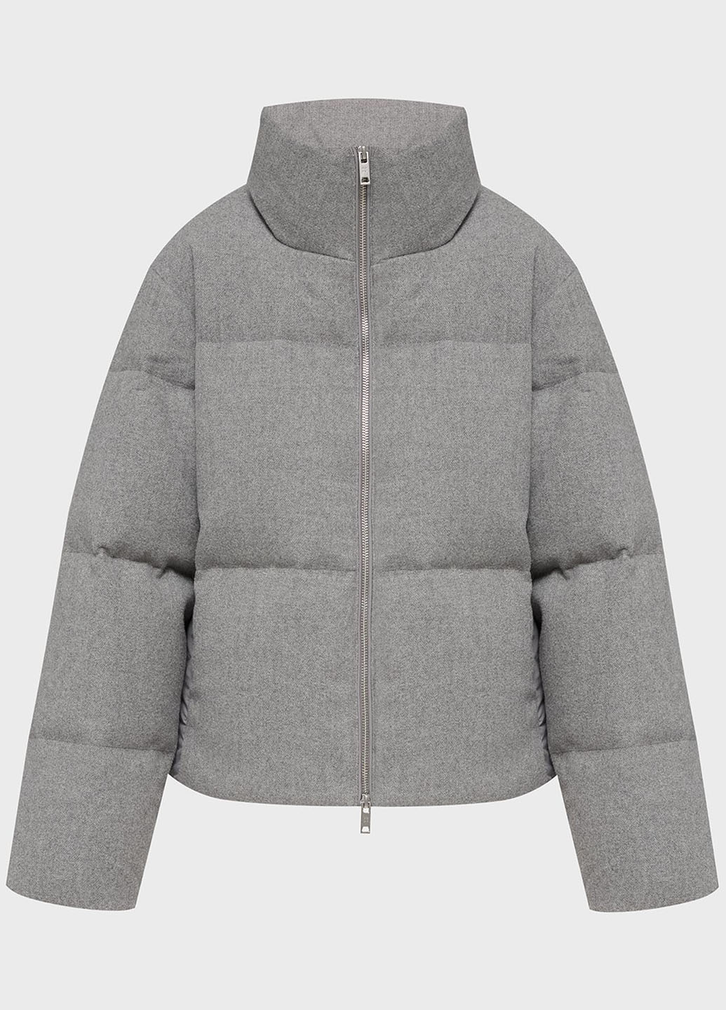 Сірий зимній Пуховик PRPY