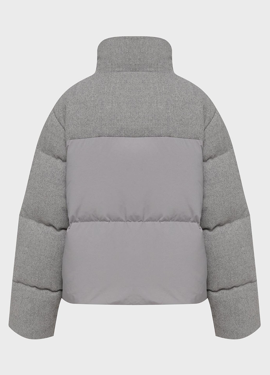 Сірий зимній Пуховик PRPY