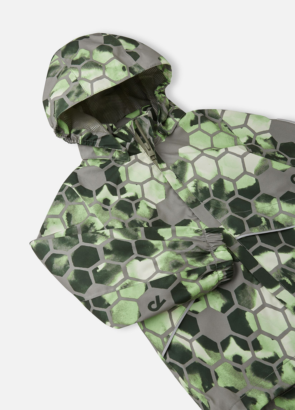 Зеленая демисезонная куртка облегчённая Reima Lappohja