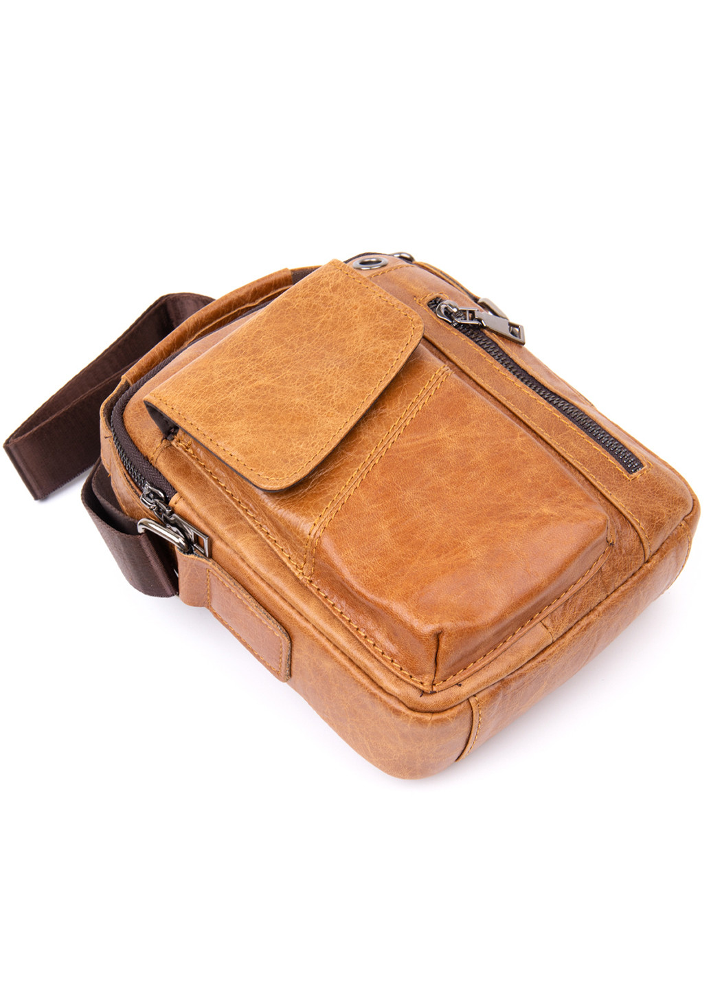 Чоловік шкіряний месенджер 18х20,5х5,5 см Vintage (252133096)