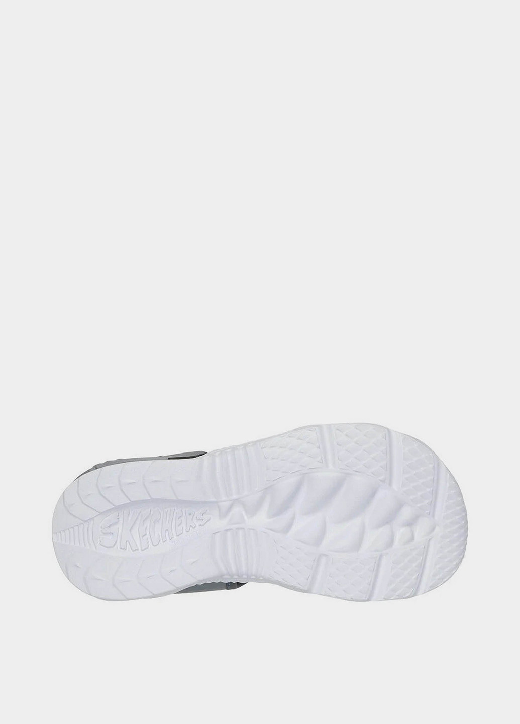 Серые кэжуал сандалии Skechers на липучке