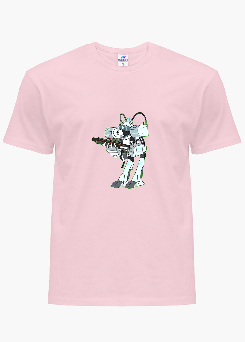 Рожева демісезонна футболка дитяча рік і морті (rick and morty) (9224-1239) MobiPrint