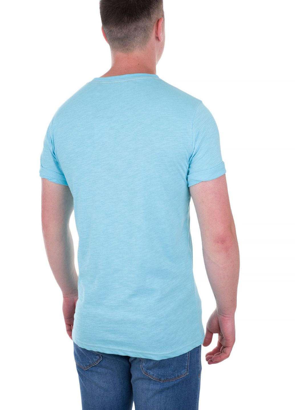 Голубая футболка Kitaro