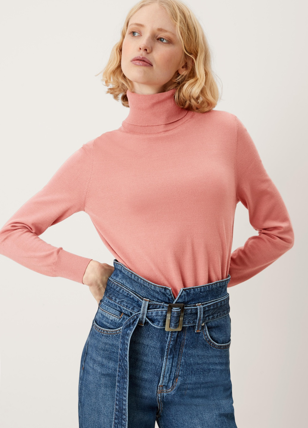 Рожевий демісезонний светр S.Oliver