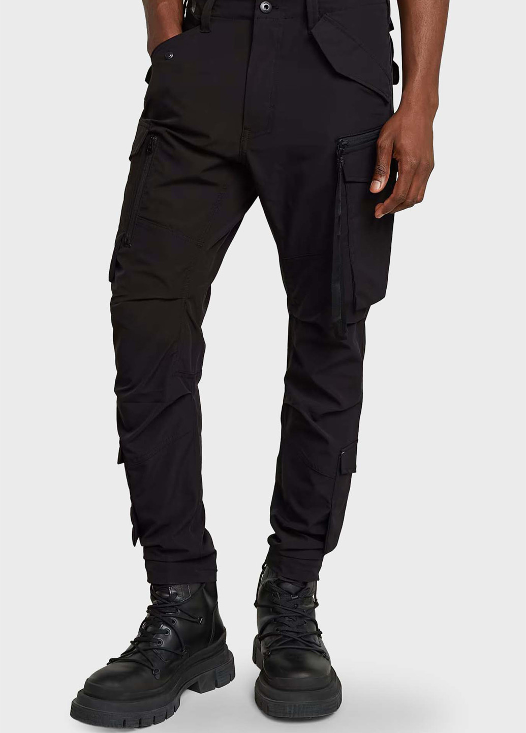 Черные кэжуал демисезонные карго брюки G-Star Raw