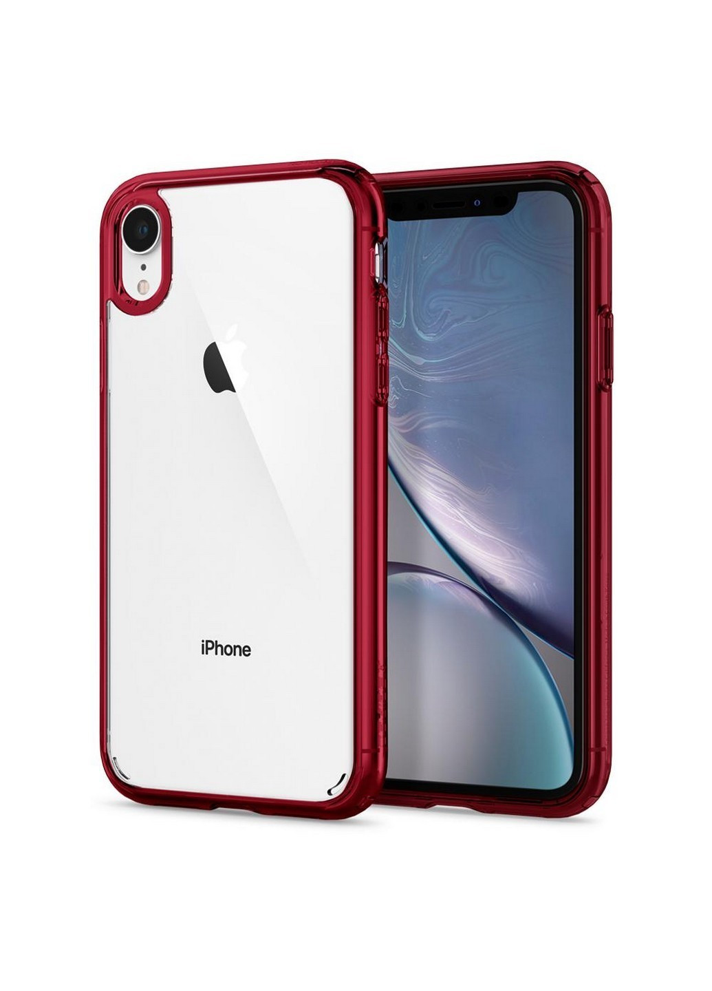 Чехол противоударный Ultra Hybrid для Iphone XR Red Spigen (214659408)