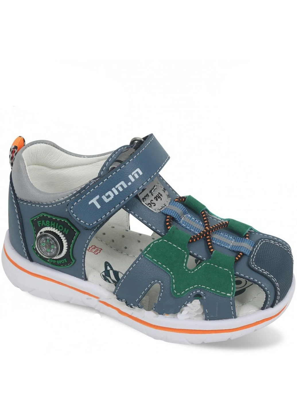 Голубые кэжуал сандалии 9133c Tom.M