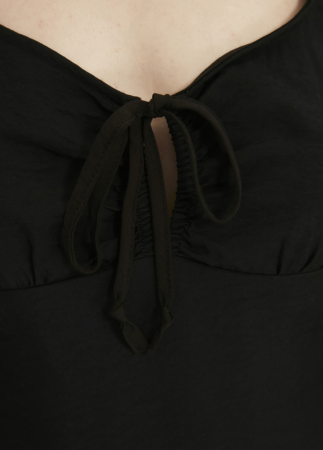 Черное кэжуал платье а-силуэт Trendyol