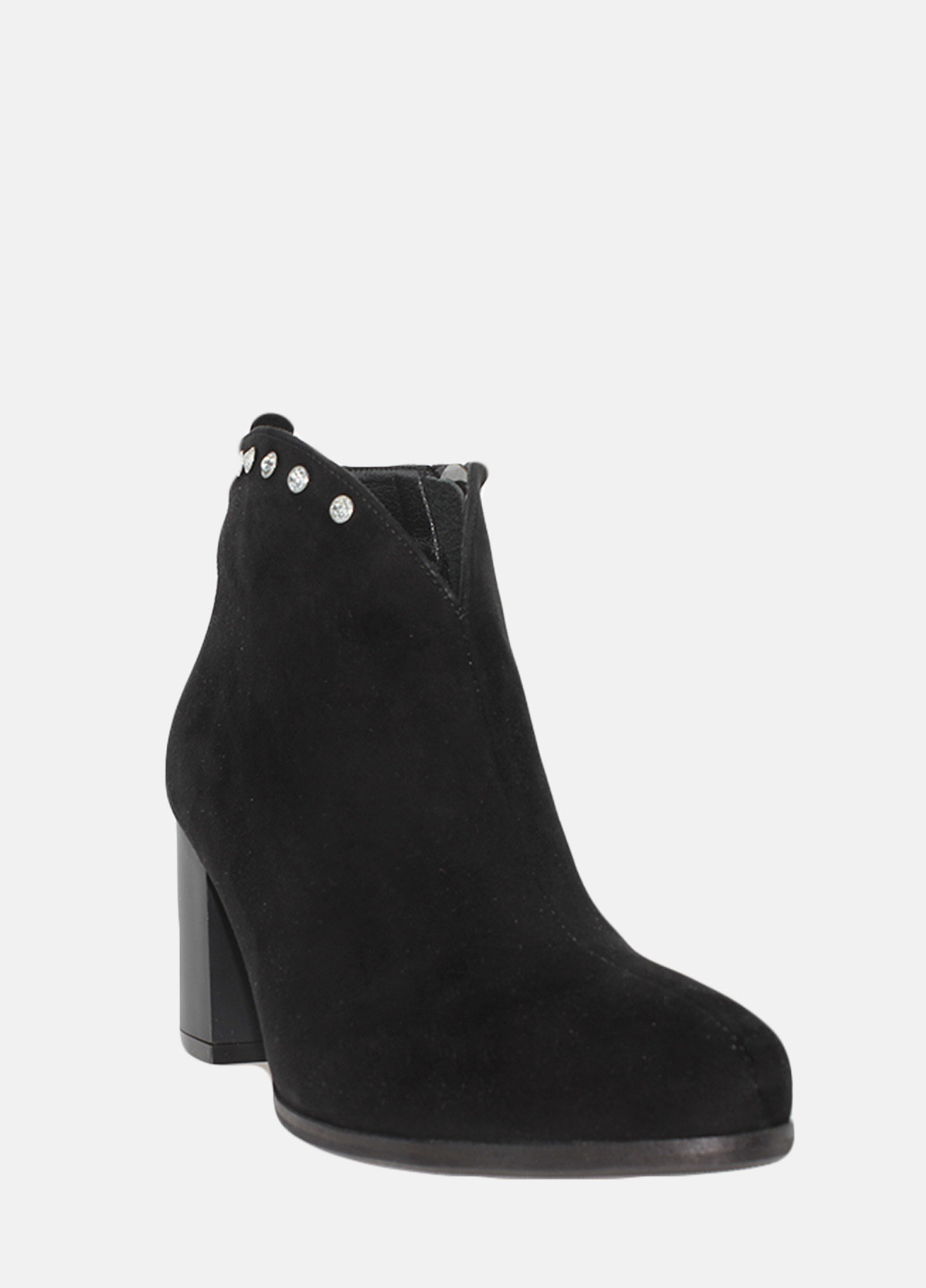 Осенние ботинки re2411-11 черный El passo из натуральной замши