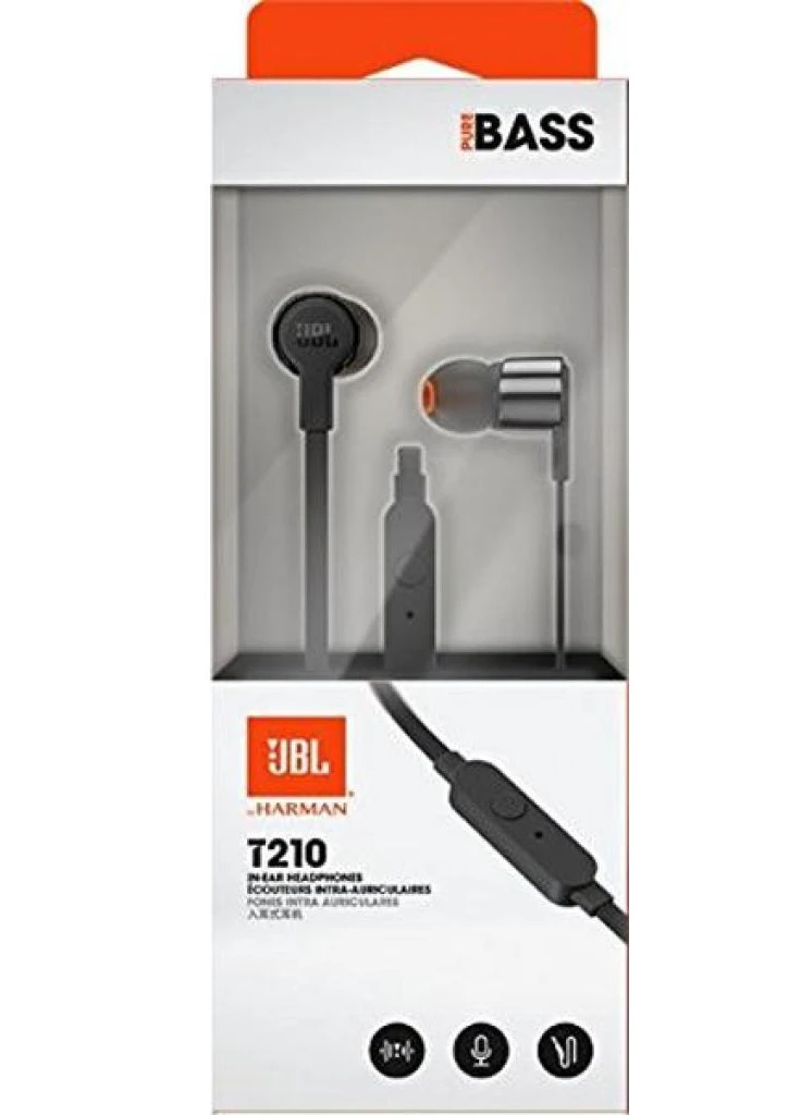 Навушники T210 Black (JBLT210BLK) JBL (207367012)