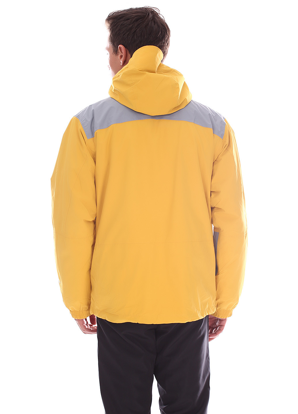 Желтая зимняя куртка лыжная Columbia