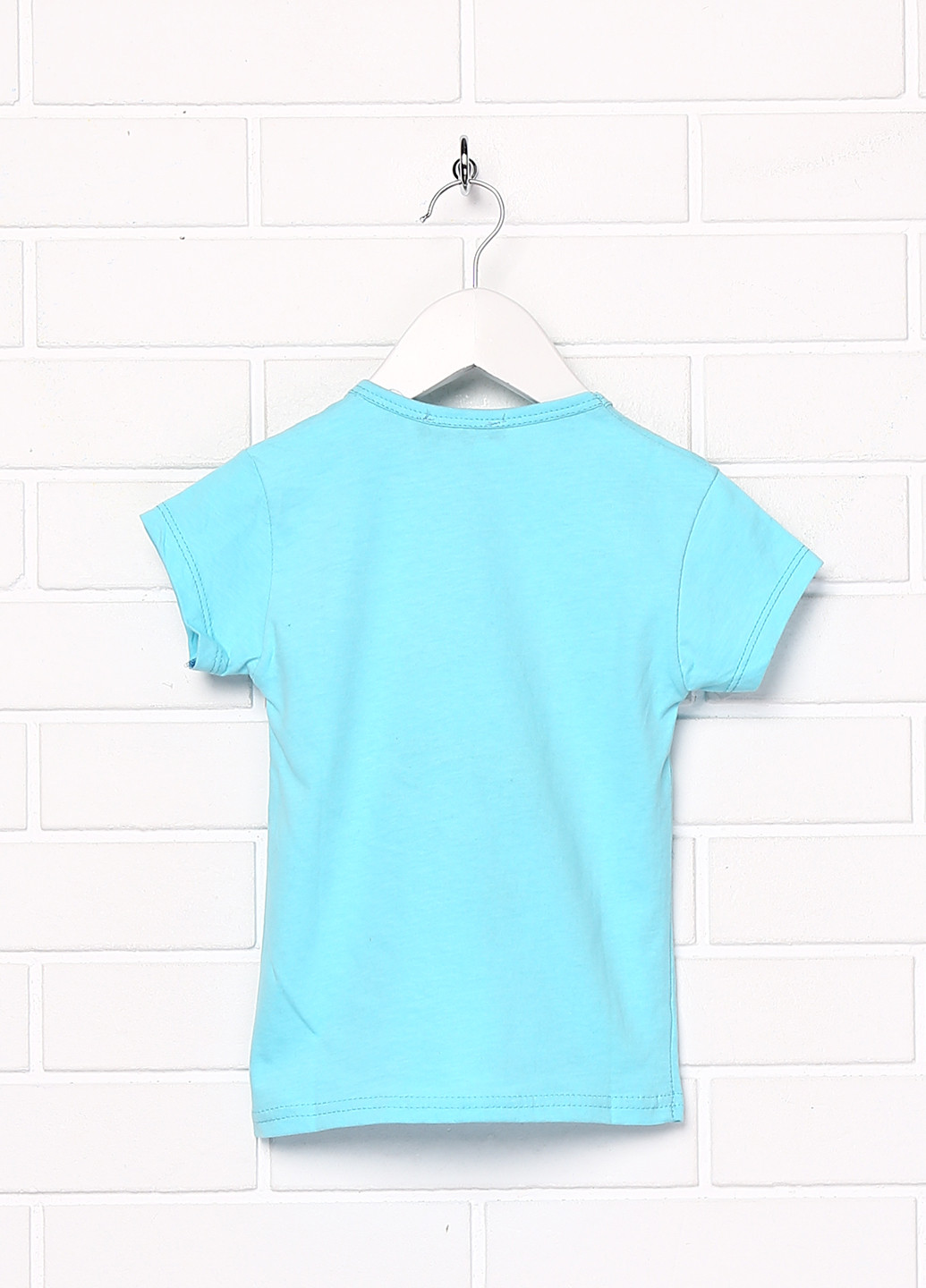 Голубая летняя футболка с коротким рукавом Dofa Kids