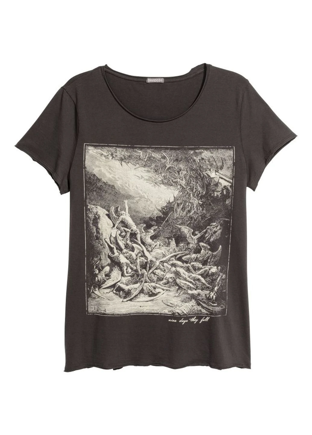 Темно-сіра футболка H&M