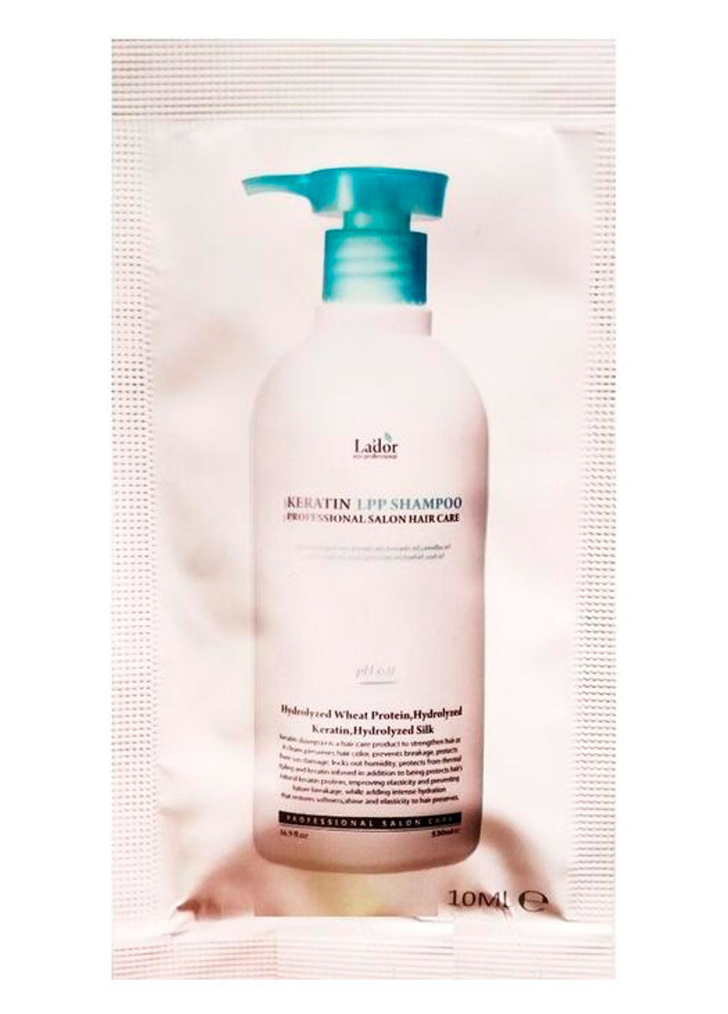 Кератиновий безсульфатний шампунь Keratin LPP Shampoo 10 мл La'dor (222962959)