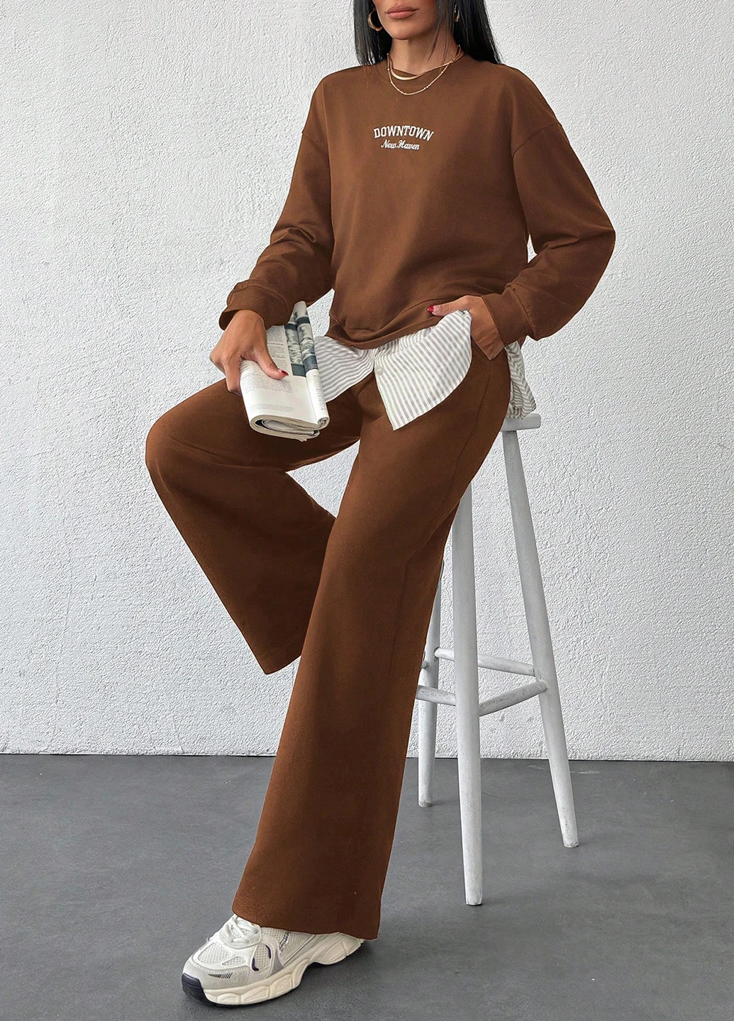Костюм (світшот, штани) SHEIN (340699816)