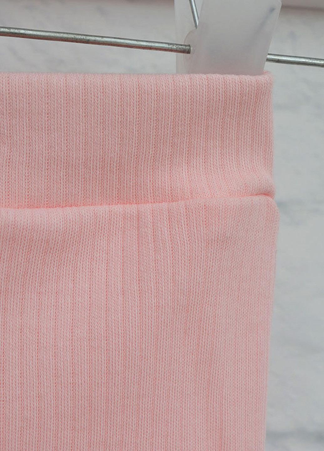 Штани Blanka джогери однотонні світло-рожеві кежуали бавовна, трикотаж