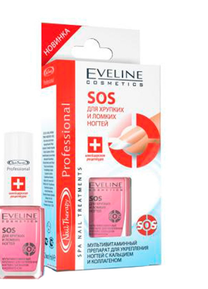Лечебный лак eveline nail therapy для хрупких и ломких ногтей, 12 мл Eveline Cosmetics 5907609329714 (256107195)