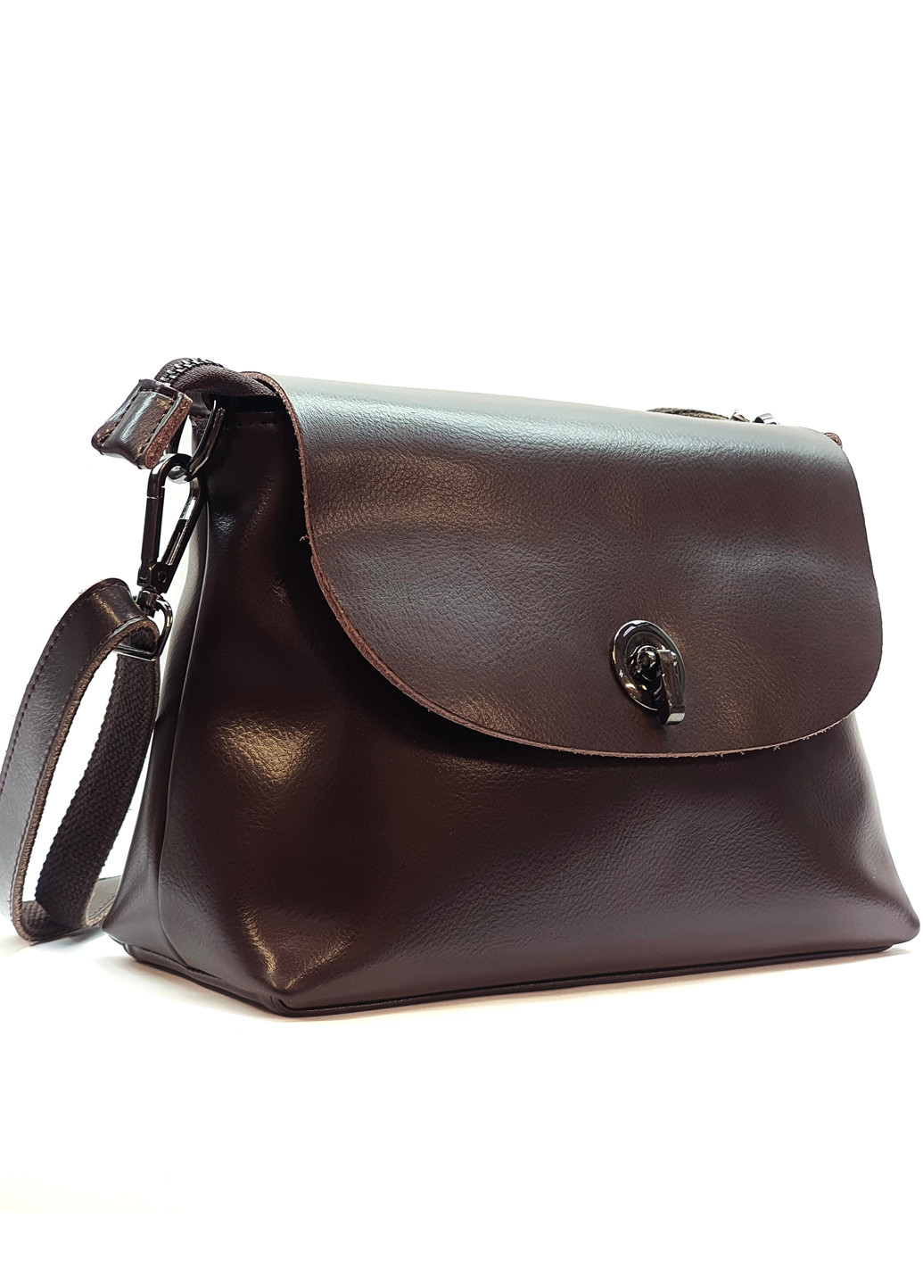 на плечо женская кожаная маленькая коричневая 321-1 Fashion сумка (226284958)