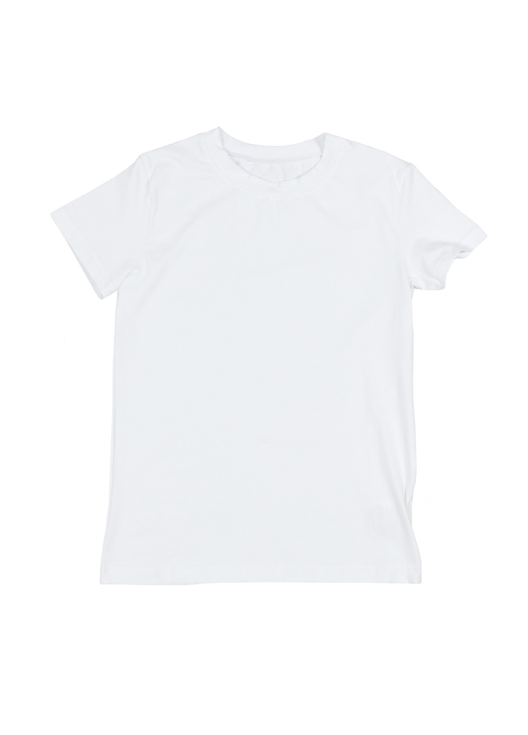 Біла літня футболка з коротким рукавом DaNa-kids