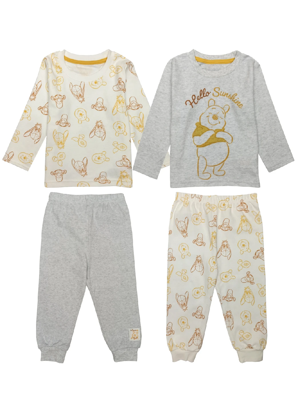 Комбінований комплект (лонгслів (2 шт.), штани (2 шт.)) Primark