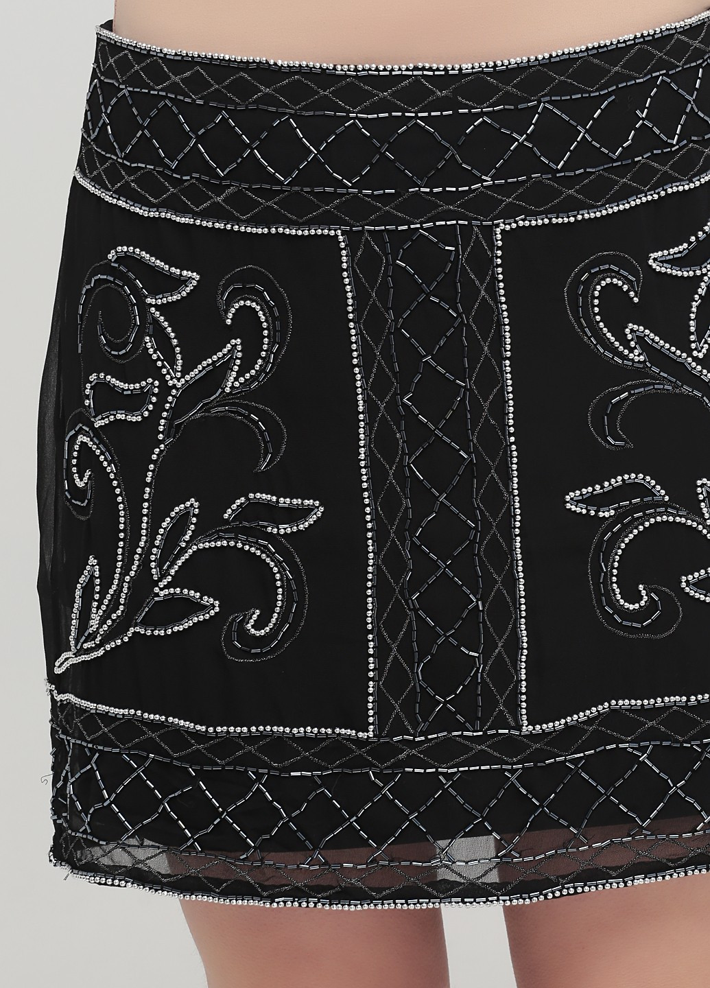 Черная кэжуал однотонная юбка Lipsy а-силуэта (трапеция)