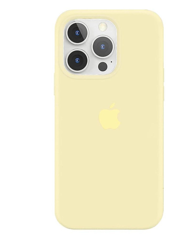 Силіконовий Чохол Накладка Silicone Case для iPhone 13 Pro Mellow Yellow No Brand (254091489)