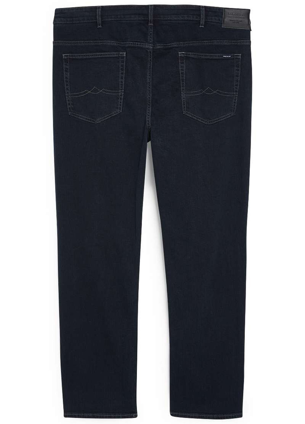 Темно-синие демисезонные мешковатые, зауженные джинсы C&A