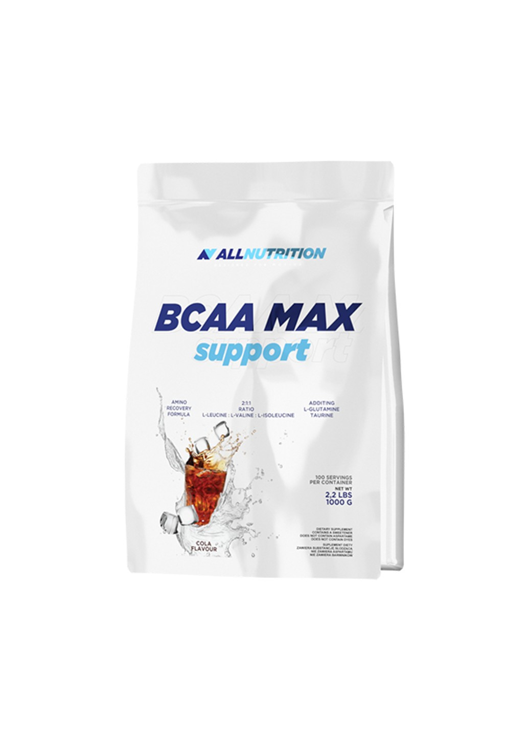 БЦАА BCAA Max Support Instant (500 г) алл Нутришн макс саппорт Bllueberry Allnutrition (255363293)