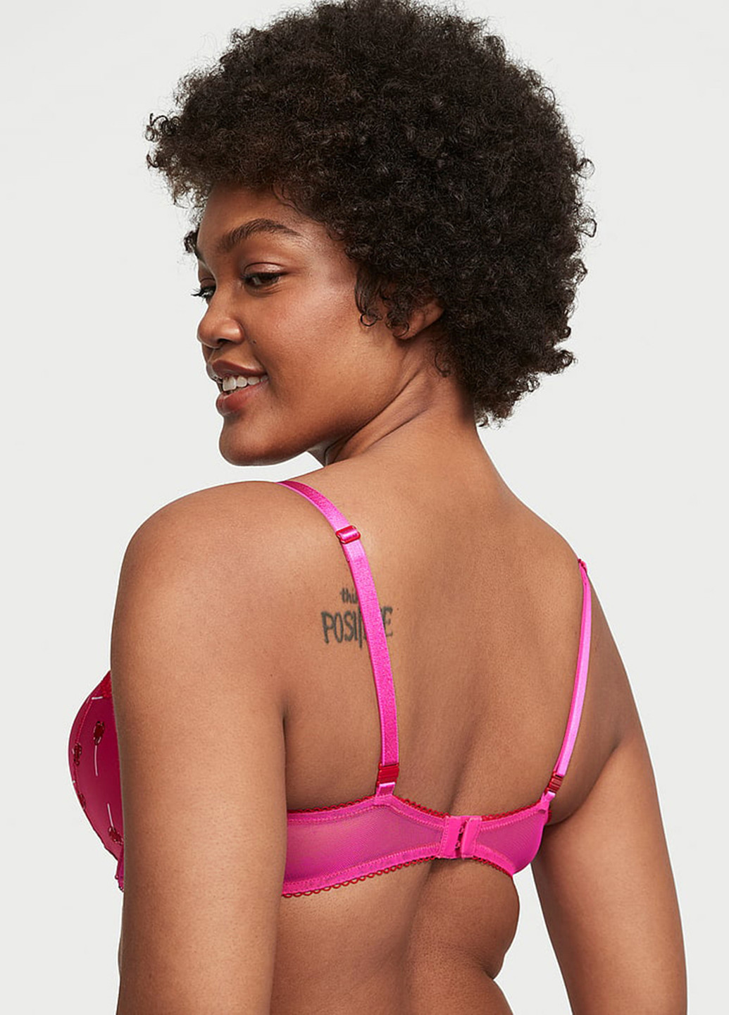 Рожевий демісезонний комплект (бюстгальтер, трусики) Victoria's Secret