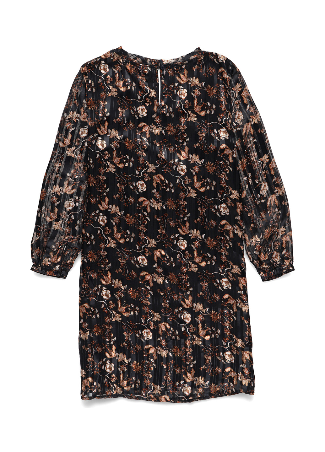 Чорна кежуал сукня плісована Cream з квітковим принтом