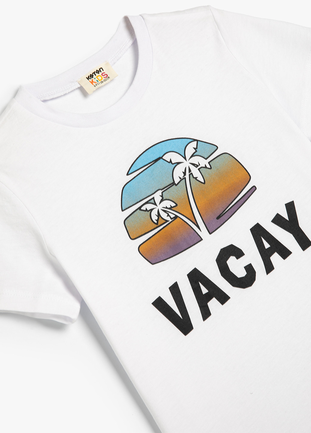 Біла літня футболка KOTON