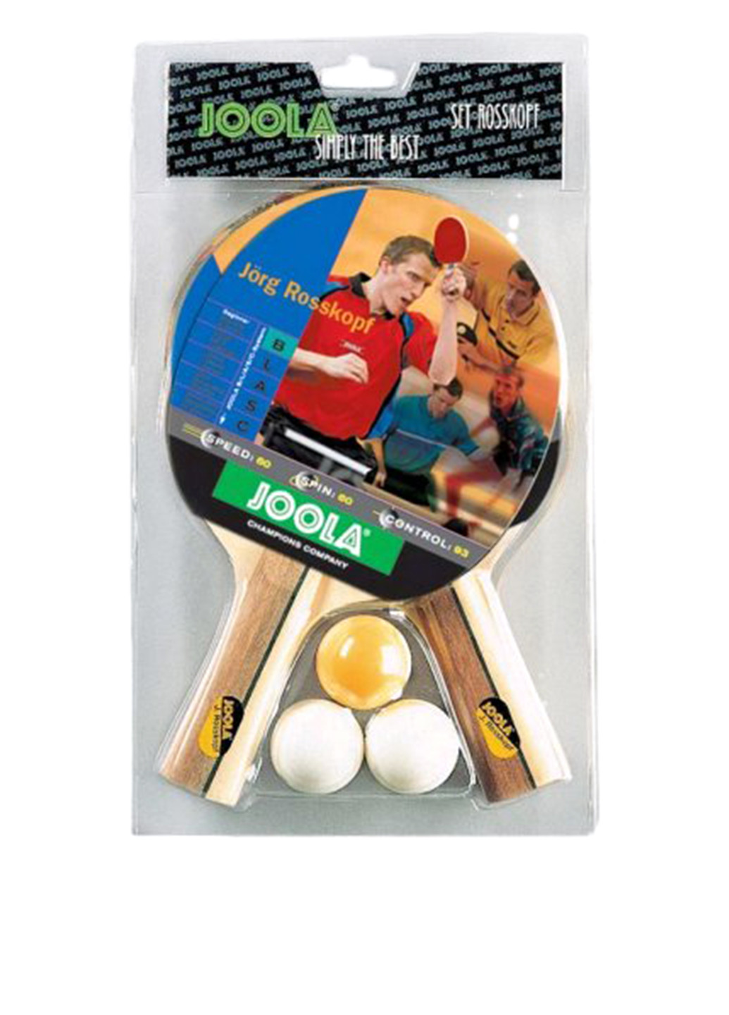 Шарики для тенниса+ракетки (5 пр.) Joola (93027835)