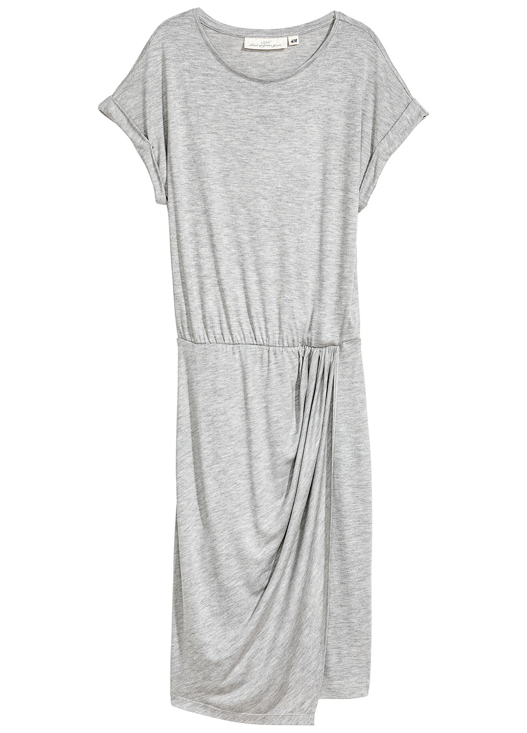 Сіра кежуал сукня сукня-футболка H&M однотонна