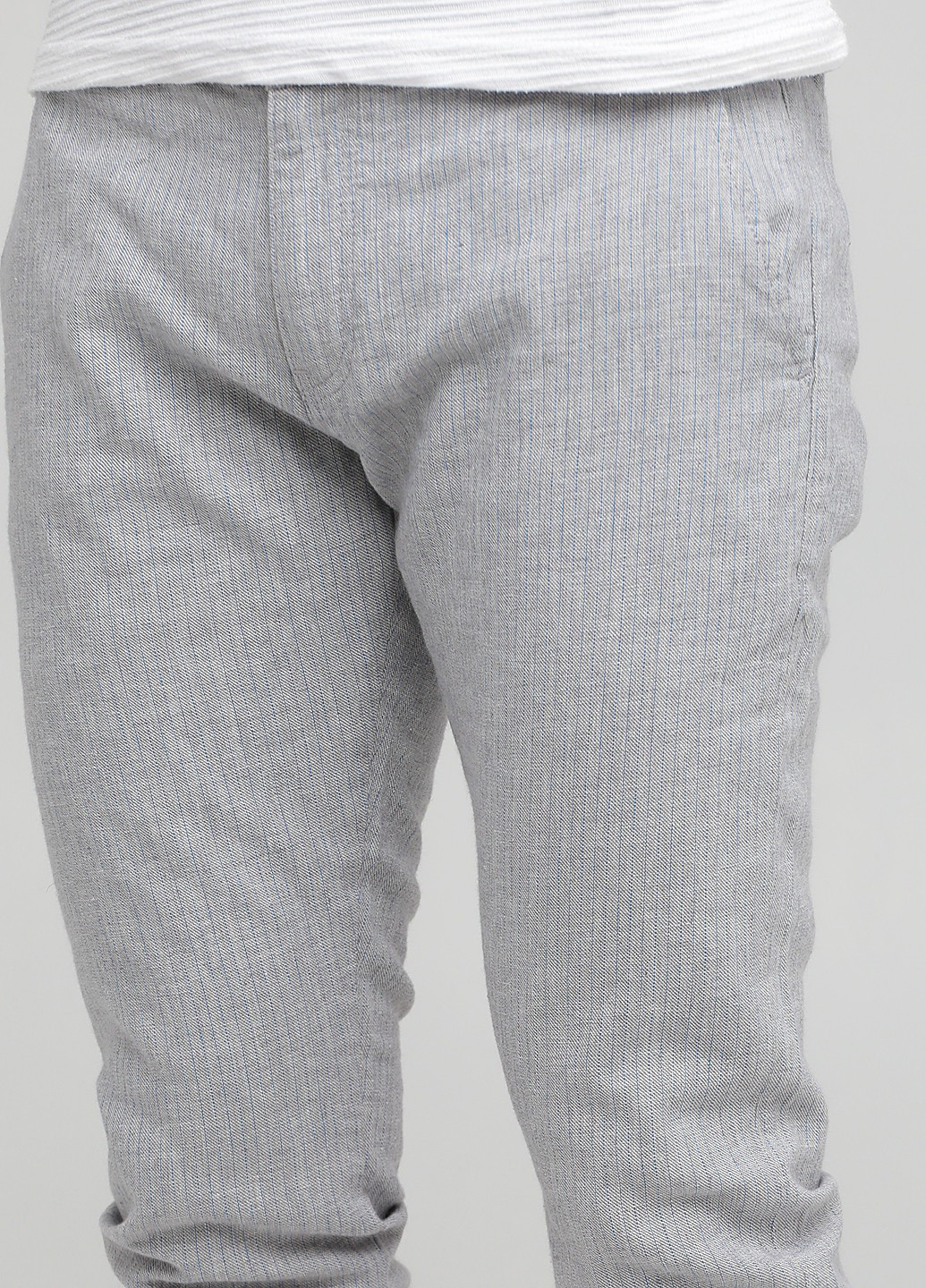 Серые кэжуал демисезонные прямые, классические брюки Benson & Cherry