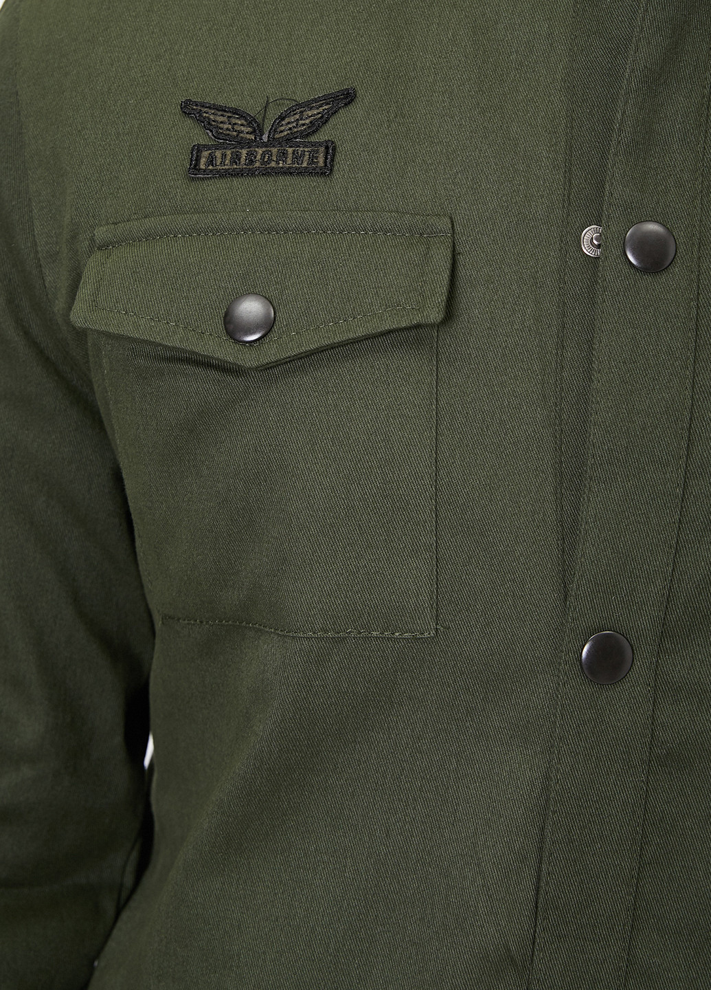 Оливкова демісезонна куртка KOTON