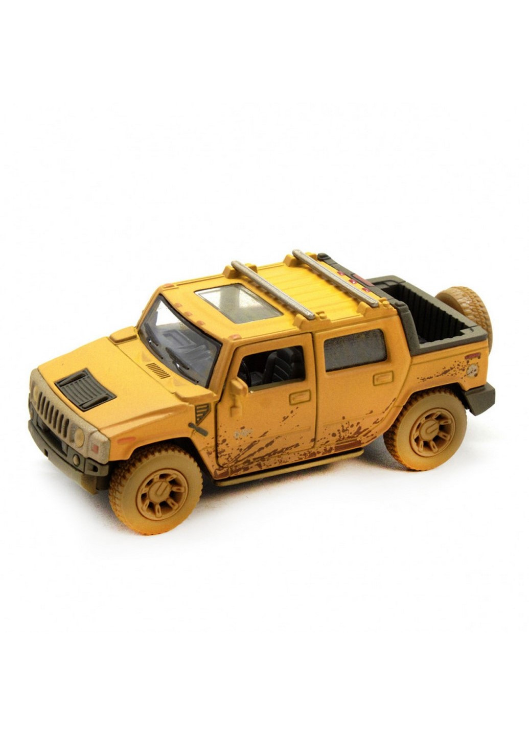 Модель джип 5'' KT5097WY Hummer H2 SUT Muddy (Жёлтый) Kinsmart (230580699)