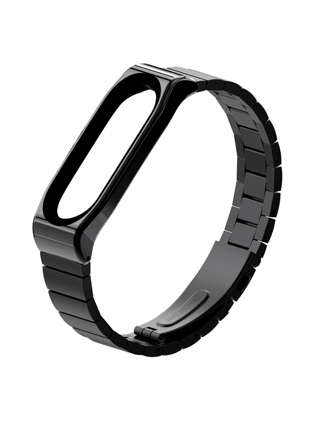 Ремінець для фітнес-браслета Premium для Mi Band 3/4 металевий Black XoKo premium для mi band 3/4 металлический black (156223618)