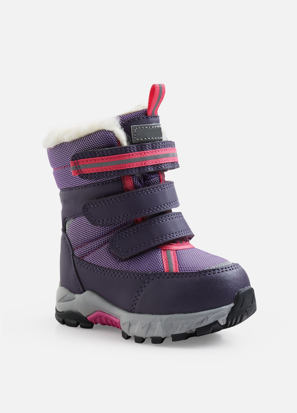 Темно-фиолетовые зимние ботинки зимние tec Lassie