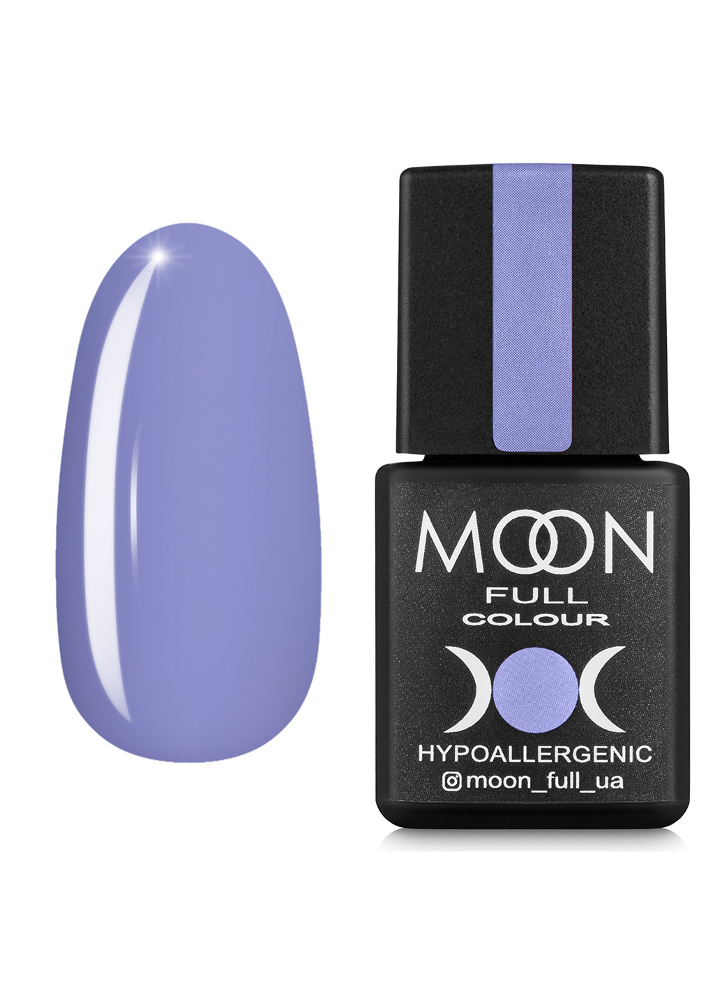 Гель-лак FULL color Gel polish 8 мл №651 васильково-бузковий Moon (198495530)