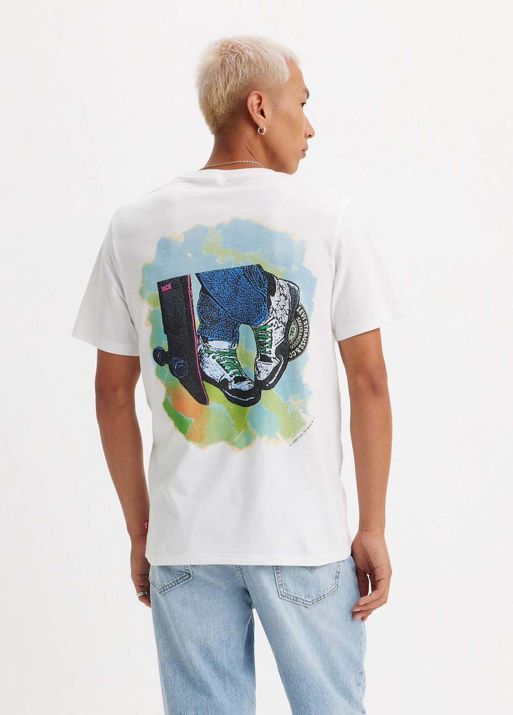 Белая футболка Levi's