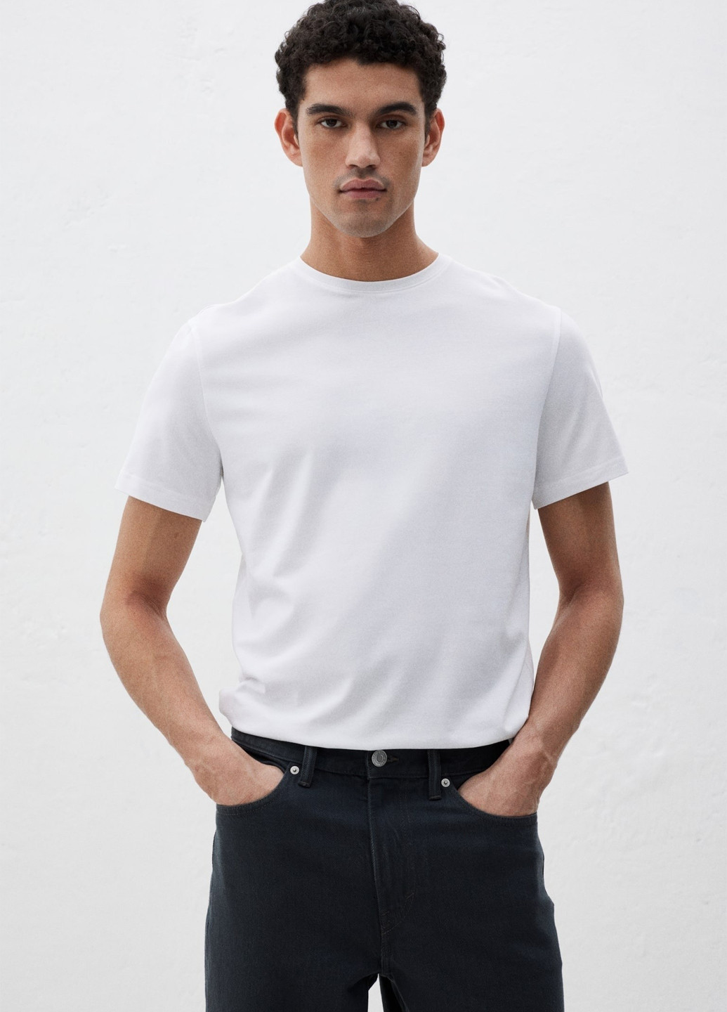 Белая футболка H&M