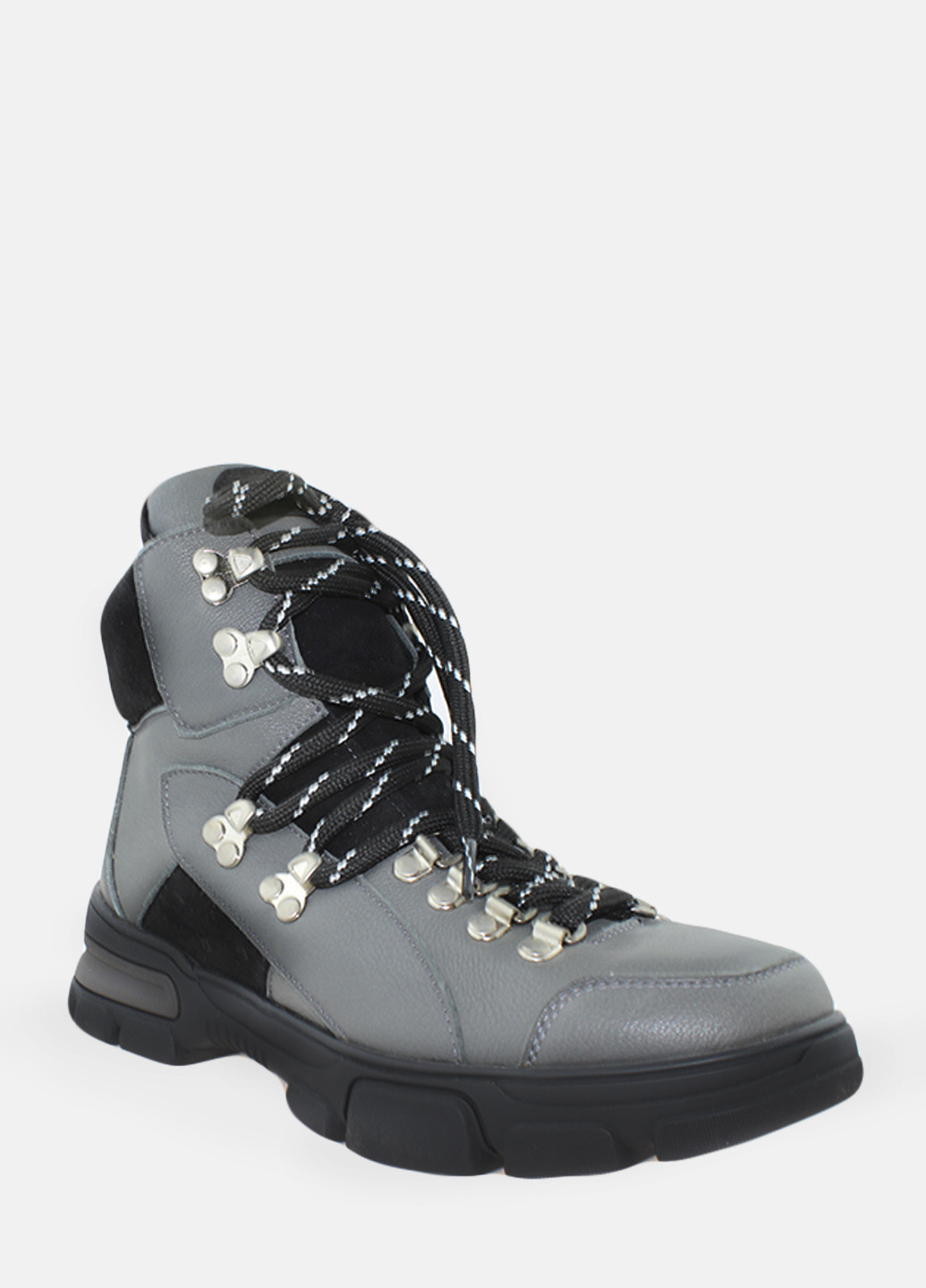 Зимние ботинки rf1823 серый Favi из натуральной замши