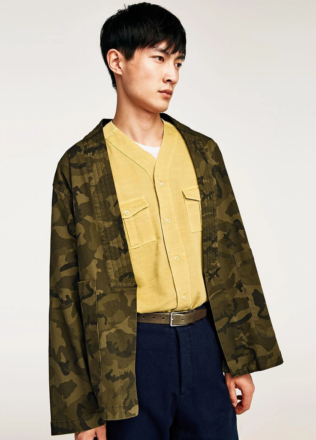 Оливковая (хаки) демисезонная куртка Zara