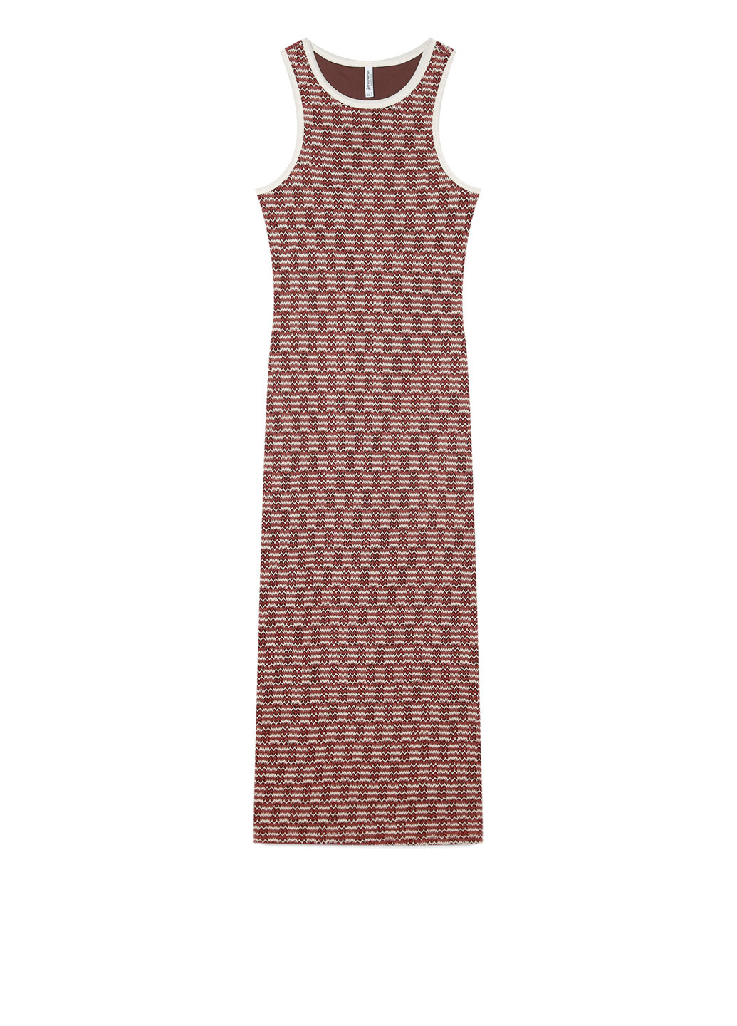 Комбинированное кэжуал платье платье-майка Stradivarius в полоску